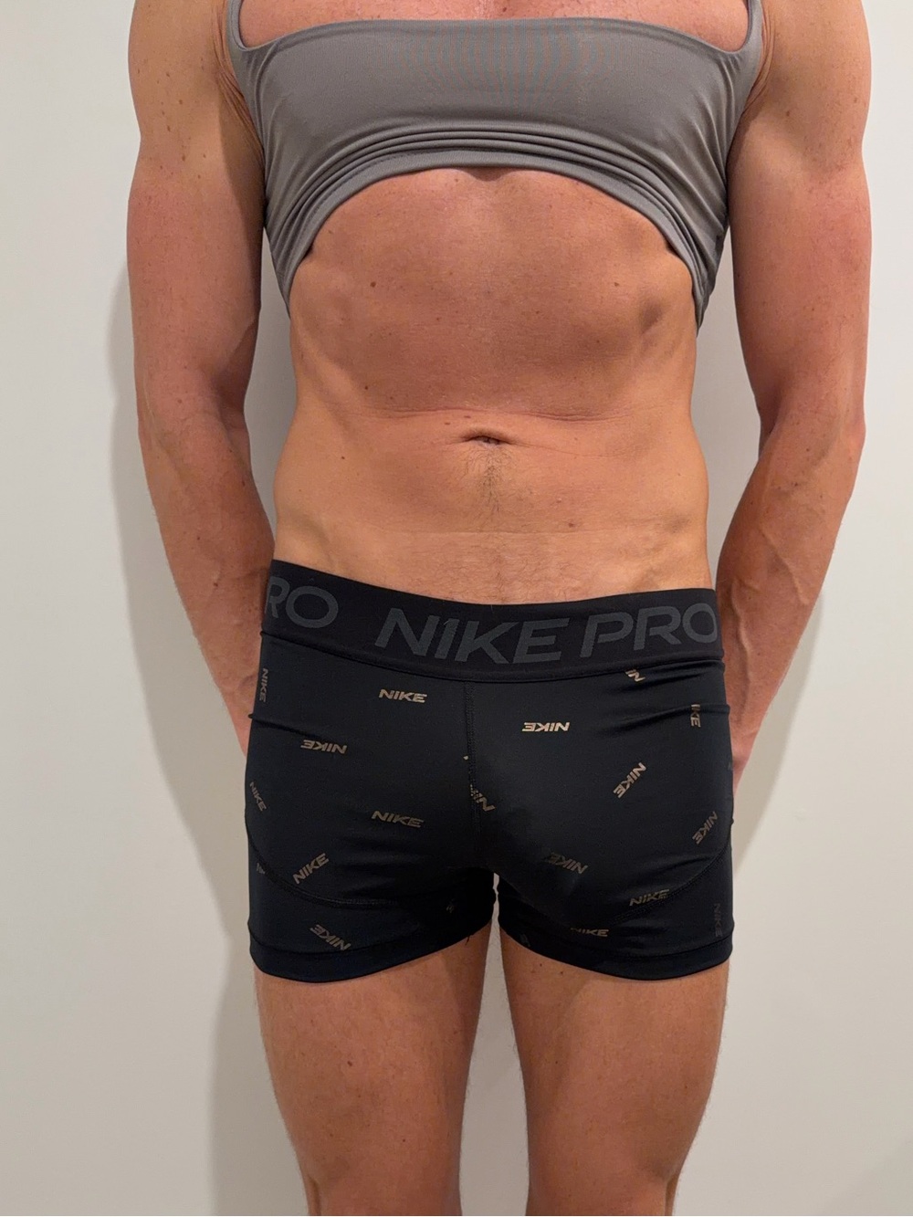 Nike pro women spandex shorts size M